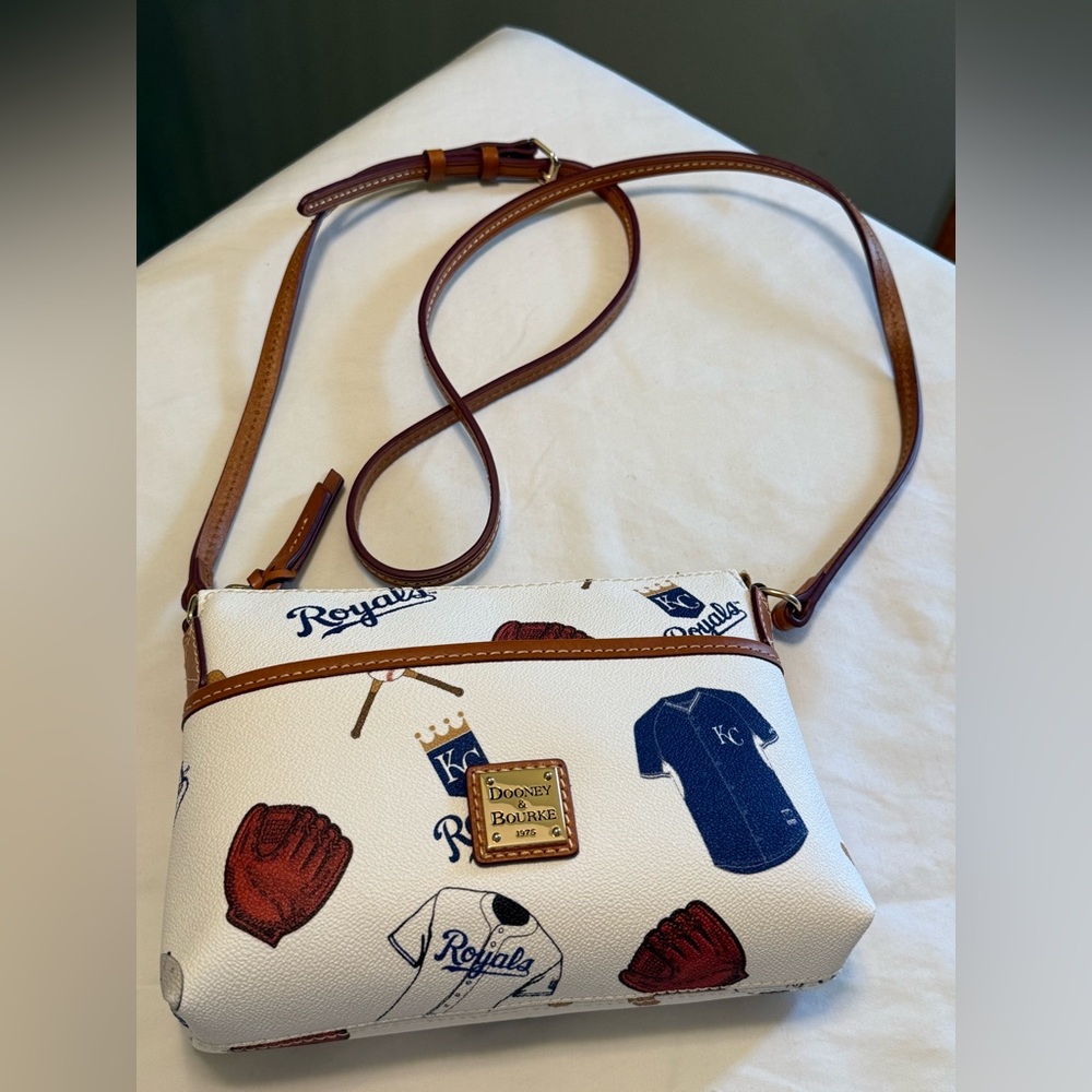 Dooney & Bourke Kansas City Royals Baseball Themed Women's Crossbody Bag